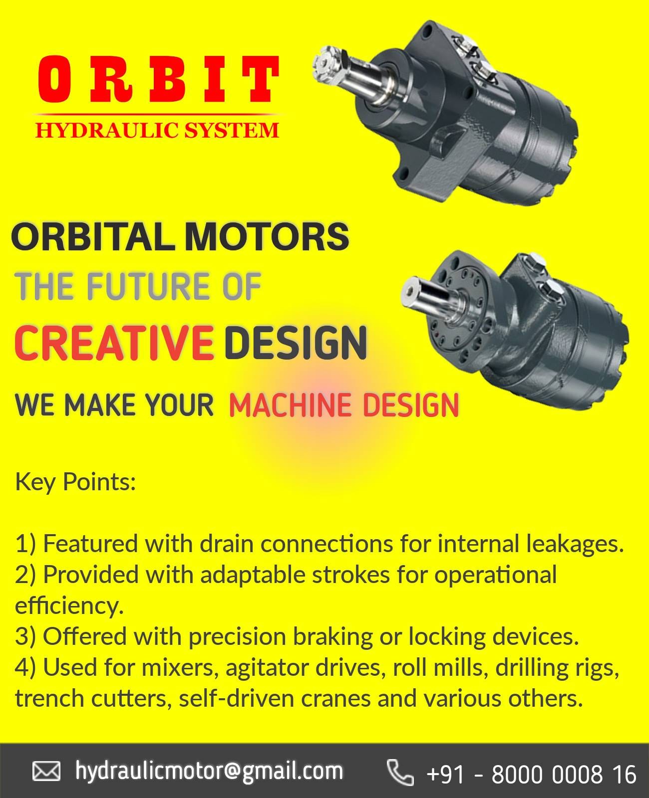 White Motor Impro Hydraulic Motor in India RE-530-Series-Makeup-Check-Valve-Block-Installation-Guide In Ahmedabad Mumbai Pune Chennai Delhi Kolkata Vasai Thane Coimbatore India
